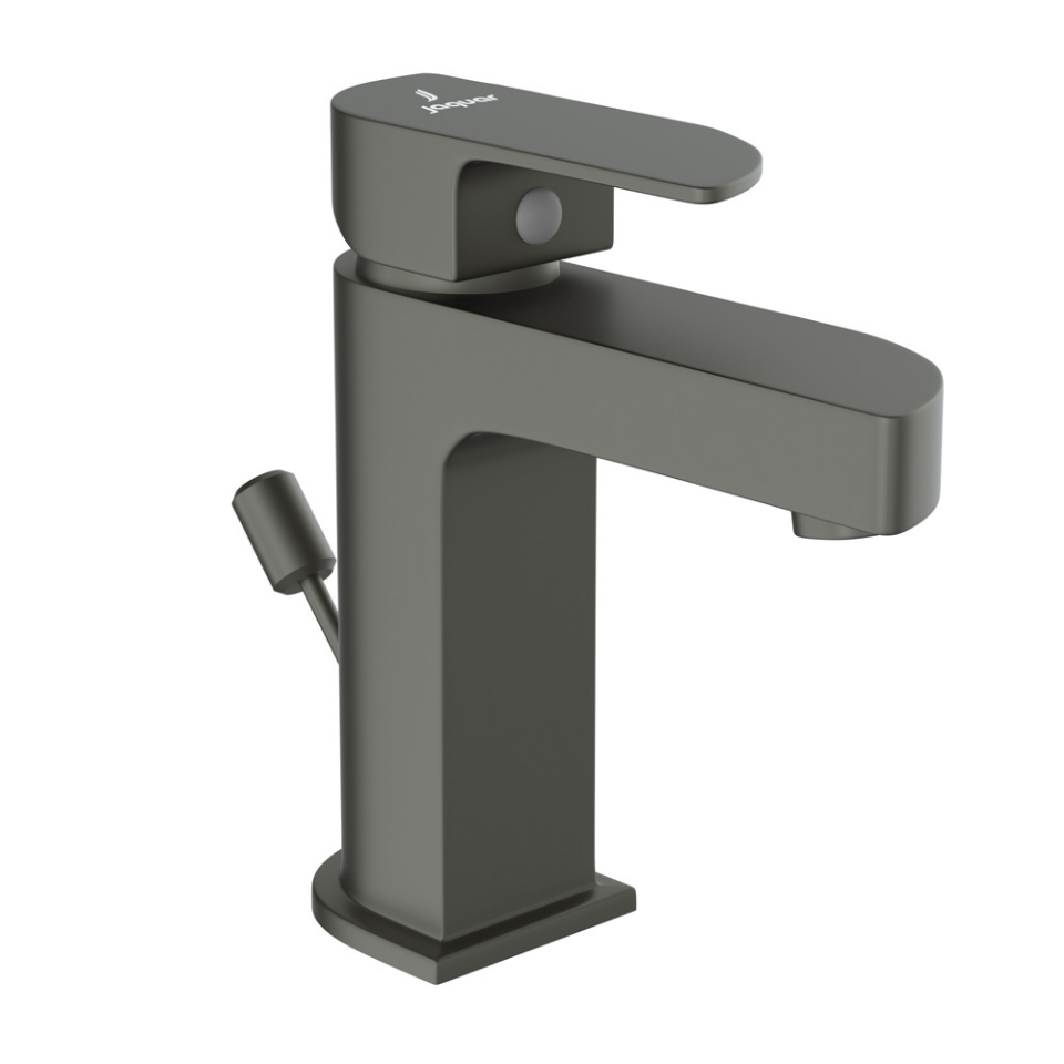 Picture of Miscelatore monocomando per lavabo con scarico automatico - Grafite