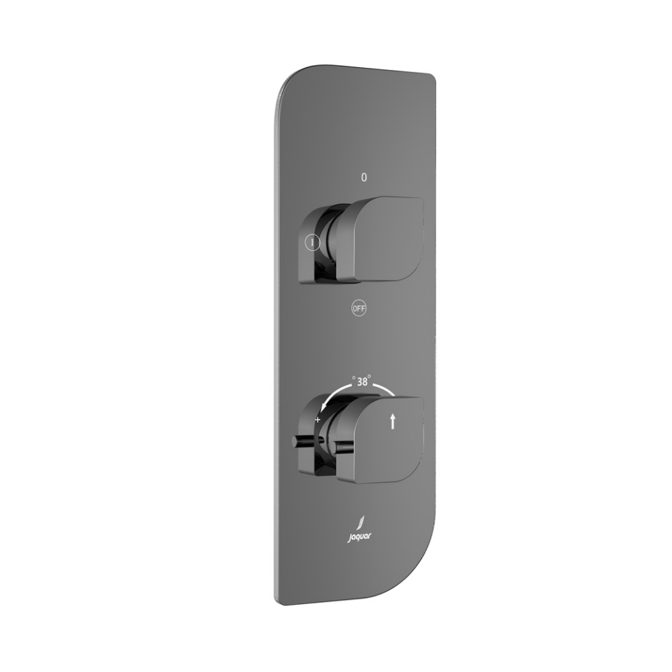 Picture of Aquamax Thermostatic Shower Mixer - Black Chrome