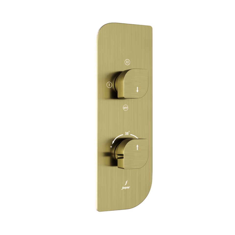 Picture of Miscelatore doccia termostatico Aquamax con deviatore a 3 vie - Bronzo antico