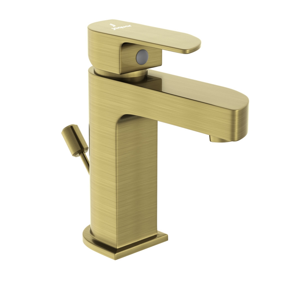 Picture of Miscelatore monocomando per lavabo con scarico automatico - Bronzo antico