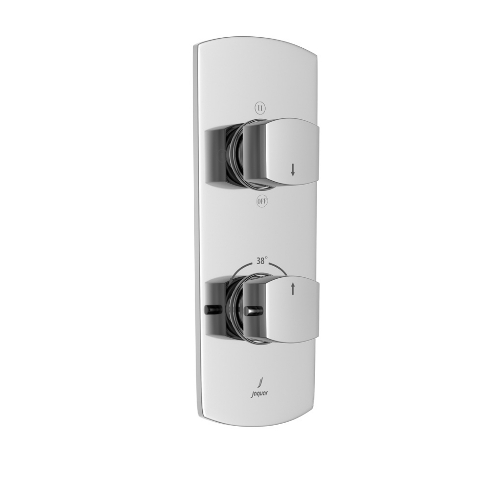 Picture of Kubix Prime Aquamax Exposed Part Kit of Thermostatic Shower Mixer with 3-way diverter