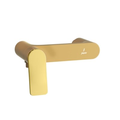 Immagine di Miscelatore doccia esterno - Leva: Oro lucido PVD | Corpo: Oro opaco PVD