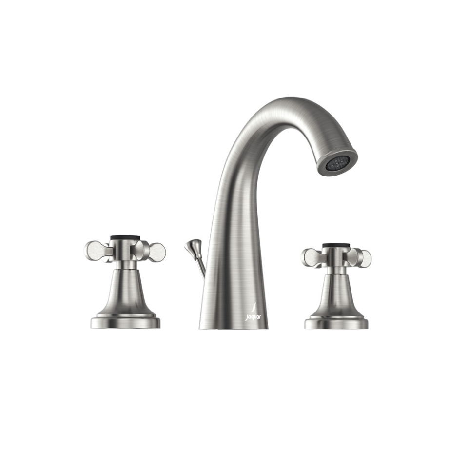 Picture of Gruppo lavabo 3 fori con scarico automatico - Acciaio inox