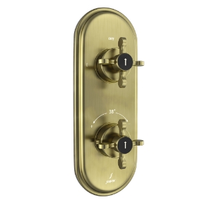 Immagine di Miscelatore doccia termostatico Aquamax - Bronzo antico