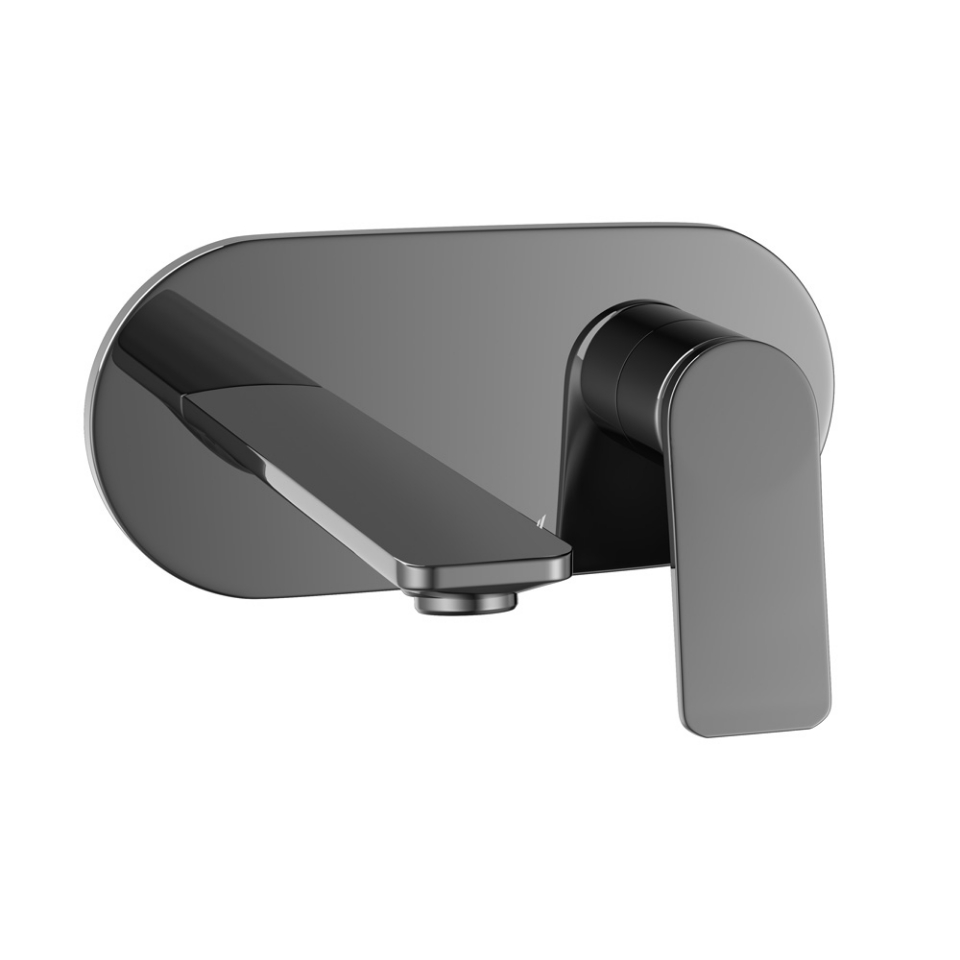 Picture of Parti esposte della valvola manuale monocomando built-in da incasso - Nero cromato